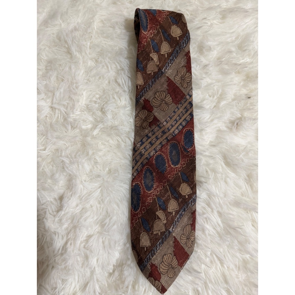 Jos. A. Bank Silk Tie Mens OS Multicolor Floral Abstract Premier Collection USA - Picture 4 of 6